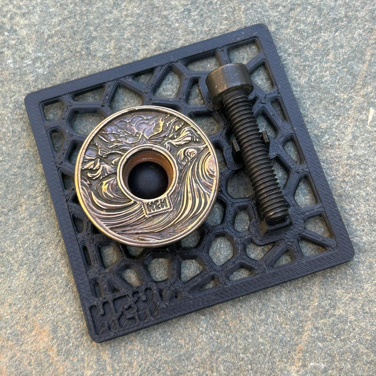TOP CAP - MYSTIC MOUNTAIN PATINA - BRASS