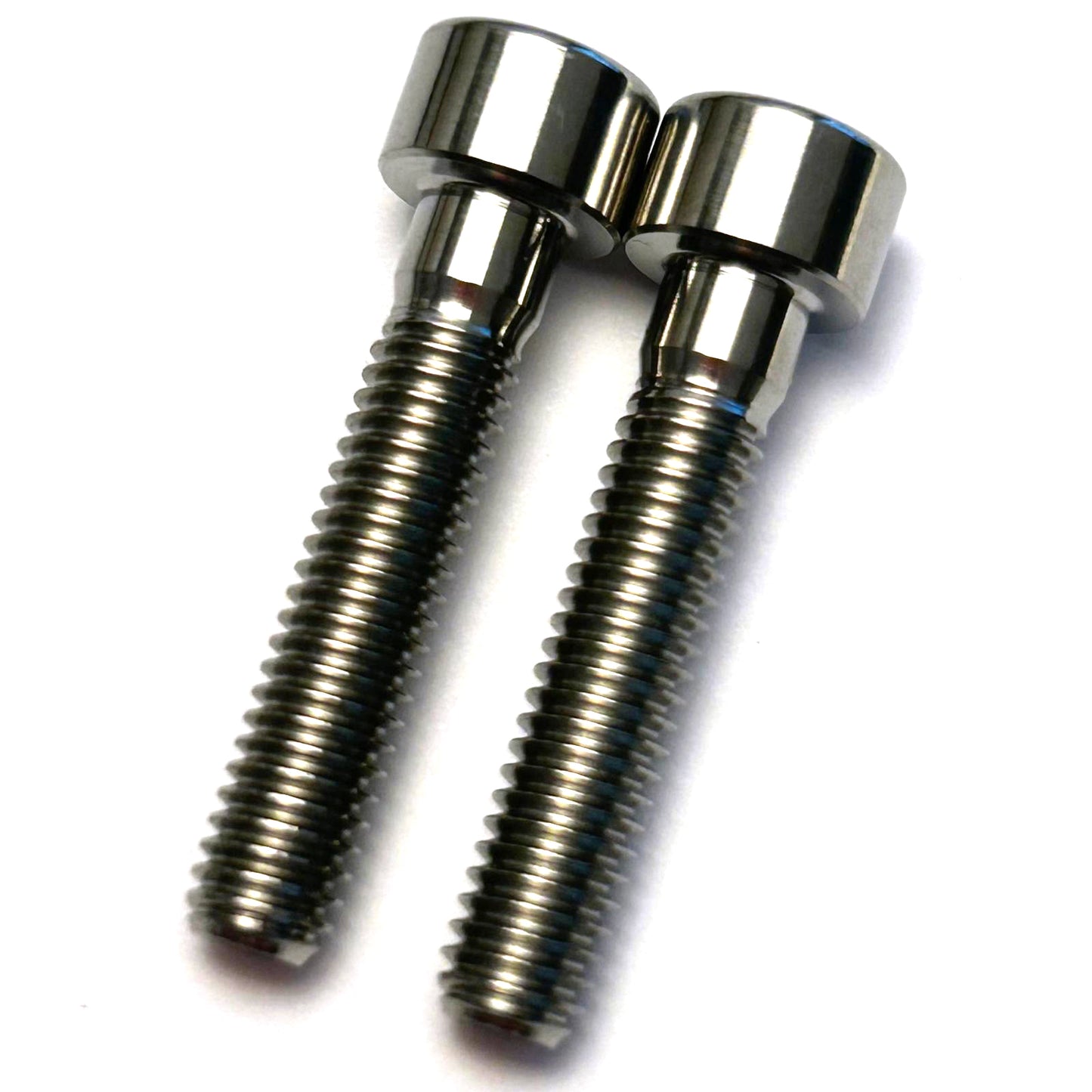 TI BAR END SCREW PAIR - M6x30MM CAP HEAD SOCKET - NATURAL