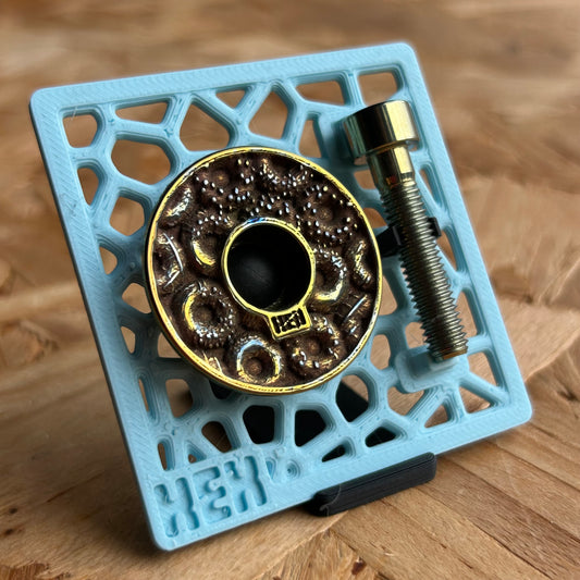 TOP CAP - SKULLZ - TITANIUM - “SALTED CARAMEL DONUTS” - GOLDY BRONZE SILVER
