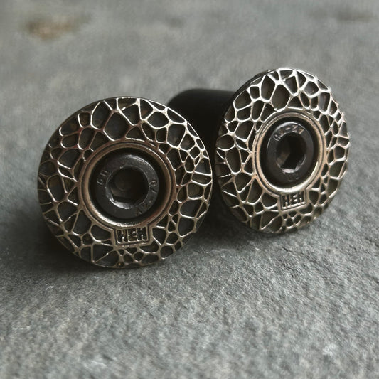 BAR ENDS - VORNOI - PATINA - BRASS