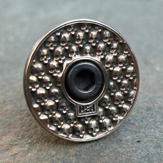 TOP CAP - SKULLZ PATINA - BRASS