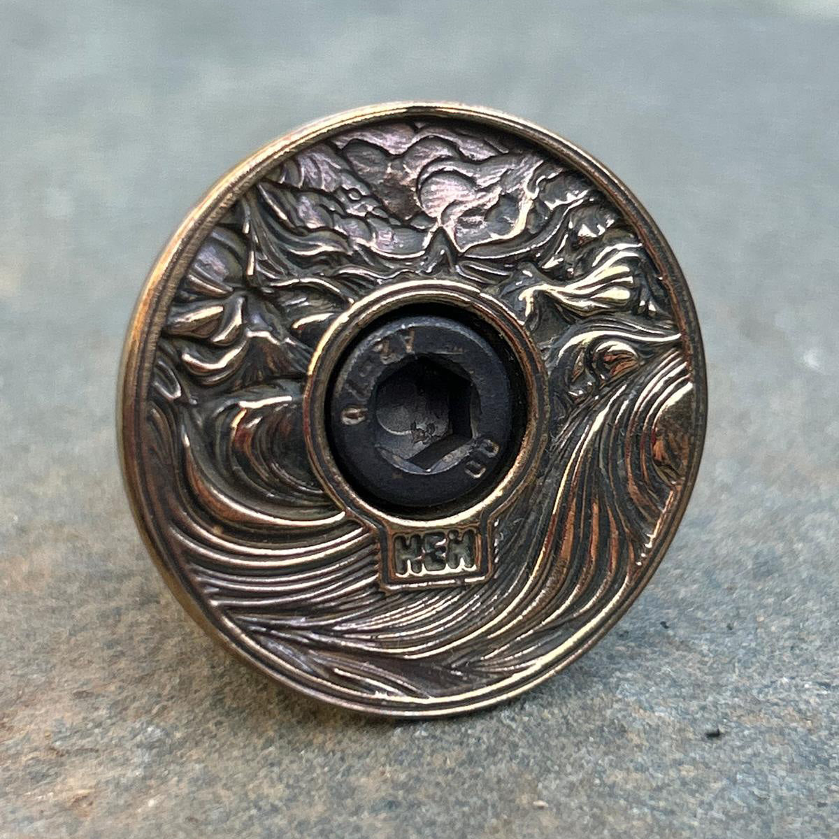 TOP CAP - MYSTIC MOUNTAIN PATINA - BRASS