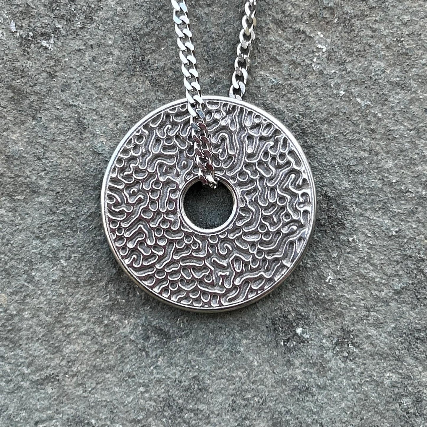 Liquid Maze - Stainless Steel Pendant Necklace