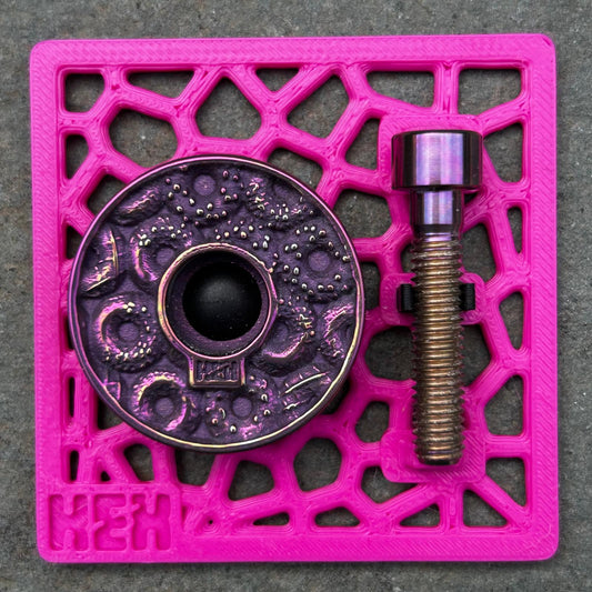 TOP CAP - DONUTZ - TITANIUM - DISCO DONUT MAGENTA GOLD
