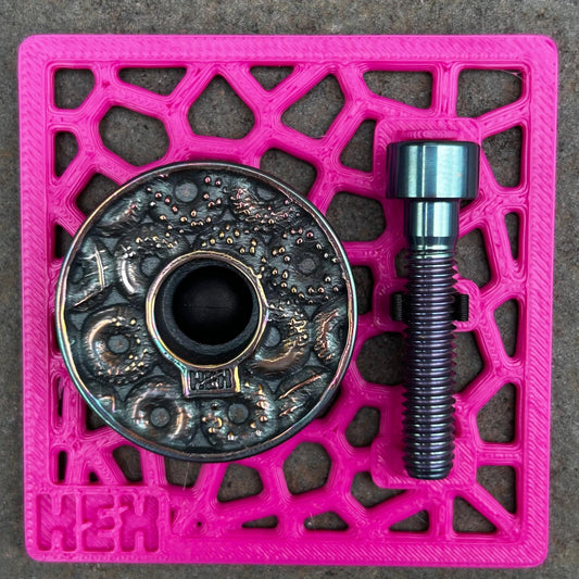 TOP CAP - DONUTZ - TITANIUM - GREEN PINK GOLD