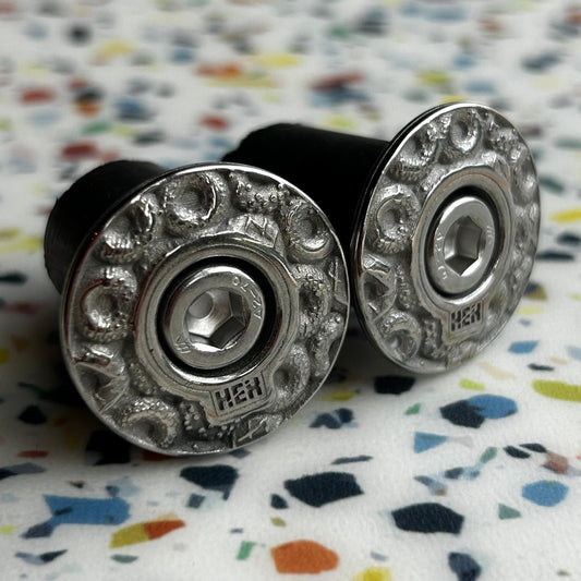 BAR ENDS - DONUT - STAINLESS STEEL